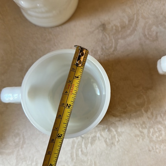 Bc Comics Fire King Grog Milk Glass coffee mug set - Picture 7 of 9